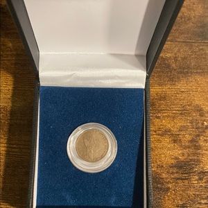 1858/7 FLYING EAGLE 1C CACG MS 64  Collectible Coin in Display Case